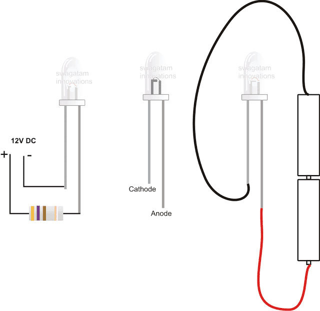 如何将电阻添加到LED