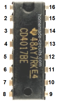 IC 4017十年计数器图像