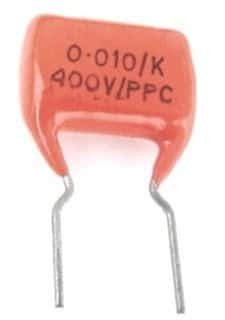 PPC or Polypropylene Capacitor 0.01uF 400V