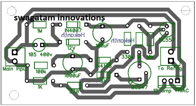 冰箱保护器PCB设计