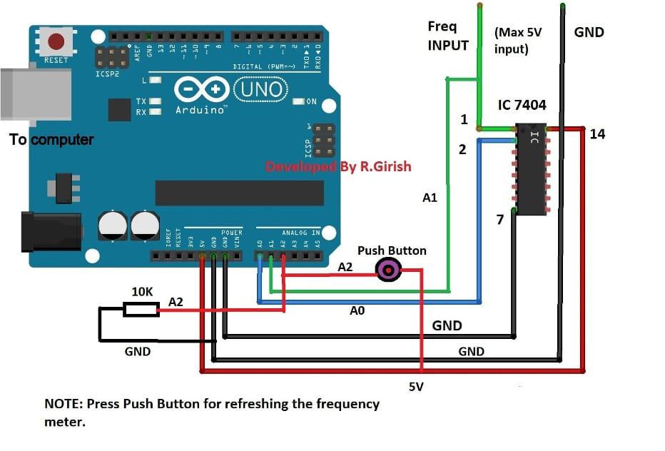 使用Arduino的单通道示波器