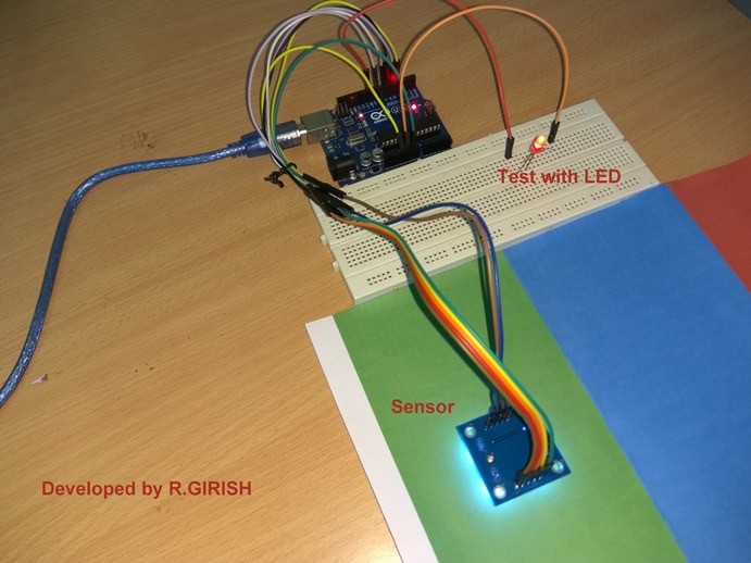 Arduino颜色传感器原型