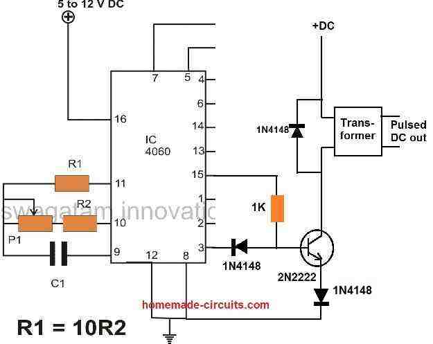 用IC 4060振荡器进行强直性刺激